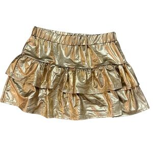Ruffle Skirt Gold